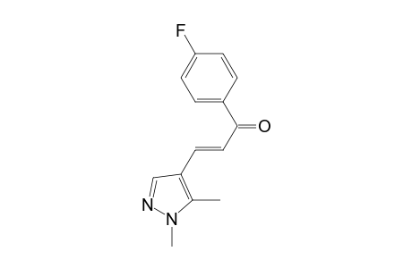 (2E)-3-(1,5-dimethyl-1H-pyrazol-4-yl)-1-(4-fluorophenyl)-2-propen-1-one