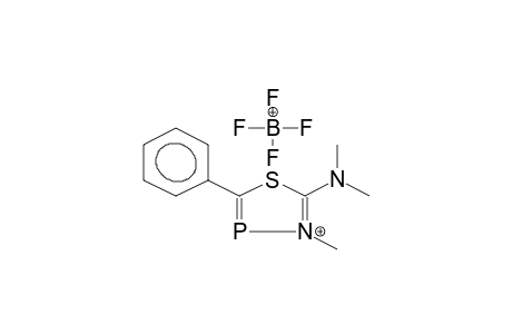 2-DIMETHYLAMINO-3-METHYL-5-PHENYL-1,3,4-THIAZAPHOSPHOLONIUMTETRAFLUOROBORATE