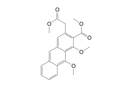 2-Anthraceneacetic acid, 4,10-dimethoxy-3-(methoxycarbonyl)-, methyl ester