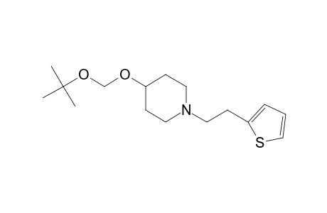 4-(tert-Butoxymethoxy)-1-[2-(thiophen-2-yl)ethyl]piperidine