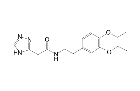 Acetamide, N-[2-(3,4-diethoxyphenyl)ethyl]-2-(4H-[1,2,4]triazol-3-yl)-