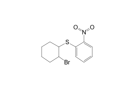 Benzene, 1-[(2-bromocyclohexyl)thio]-2-nitro-