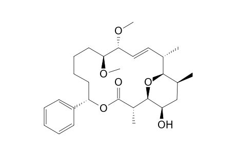 (1R,2S,3E,5R,6S,11S,14S,15R,16R,18S)-16-hydroxy-5,6-dimethoxy-2,14,18-trimethyl-11-phenyl-12,19-dioxabicyclo[13.3.1]nonadec-3-en-13-one