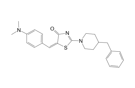 2-(4-Benzyl-1-piperidinyl)-5-[4-(dimethylamino)benzylidene]-1,3-thiazol-4(5H)-one