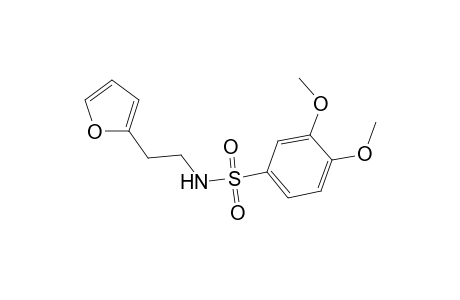 Benzenesulfonamide, N-[2-(2-furanyl)ethyl]-3,4-dimethoxy-