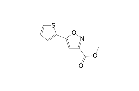 3-Isoxazolecarboxylic acid, 5-(2-thienyl)-, methyl ester