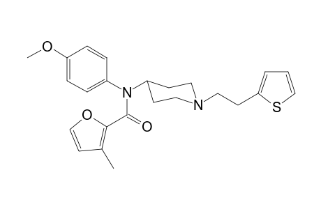 N-4-Methoxyphenyl-3-methyl-N-(1-[2-(thiophen-2-yl)ethyl]piperidin-4-yl)furan-2-carboxamide