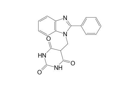 5-[(2-Phenyl-1H-benzo[d]imidazol-1-yl)methyl]pyrimidine-2,4,6(1H,3H,5H)-trione