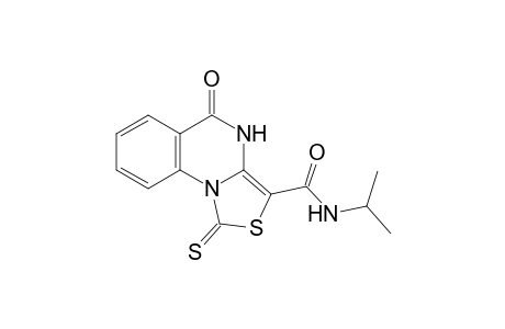 Cyclopenta[a]naphthalene-3-carboxylic acid, 5-oxo-1-thioxo-4,5-dihydro-2-thia-4,9b-diaza-, isopropylamide