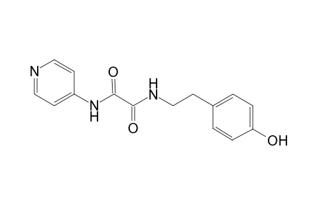 ethanediamide, N~1~-[2-(4-hydroxyphenyl)ethyl]-N~2~-(4-pyridinyl)-