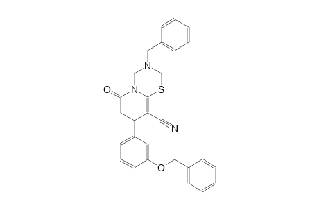 2H,6H-pyrido[2,1-b][1,3,5]thiadiazine-9-carbonitrile, 3,4,7,8-tetrahydro-6-oxo-8-[3-(phenylmethoxy)phenyl]-3-(phenylmethyl)-