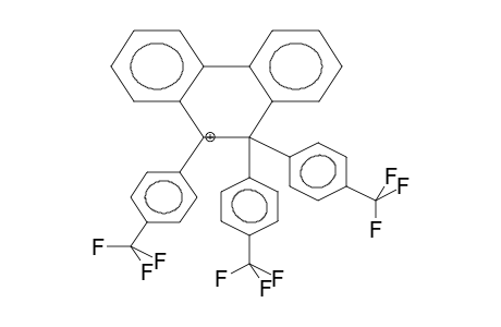 9,9,10-TRIS(PARA-TRIFLUOROMETHYLPHENYL)PHENANTHRENONIUM CATION