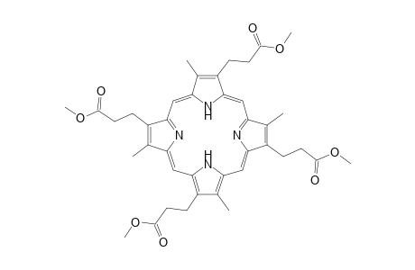 21H,23H-Porphine-2,7,12,17-tetrapropanoic acid, 3,8,13,18-tetramethyl-, tetramethyl ester