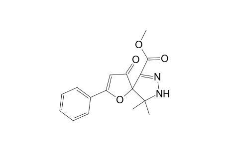 1-Oxa-7,8-diazaspiro[4.4]nona-2,6-diene-6-carboxylic acid, 9,9-dimethyl-4-oxo-2-phenyl-, methyl ester