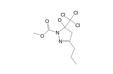 3-N-PROPYL-5-TRICHLOROMETHYL-4,5-DIHYDRO-1H-1-PYRAZOLE-METHYLESTER