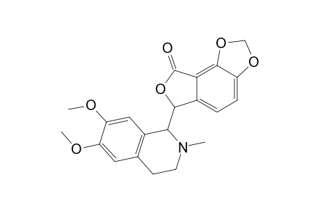 6-(6,7-dimethoxy-2-methyl-3,4-dihydro-1H-isoquinolin-1-yl)-6H-furo[4,3-g][1,3]benzodioxol-8-one