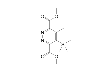 Dimethyl 4-methyl-5-(trimethylsilyl)pyridazine-3,6-dicarboxylate