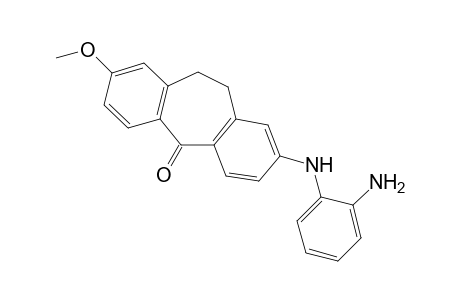 2-(2-aminophenylamino)-8-methoxy-10,11-dihydrodibenzo[a,d]cyclohepten-5-one