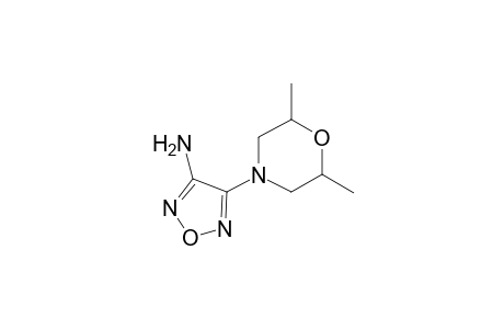 4-(2,6-Dimethyl-morpholin-4-yl)-furazan-3-ylamine