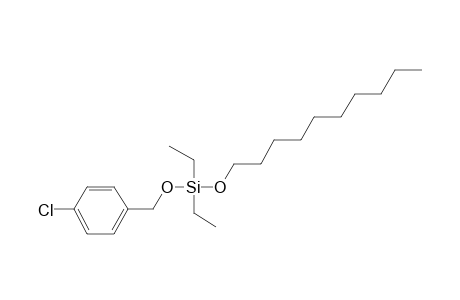 Silane, diethyl(4-chlorobenzyloxy)decyloxy-