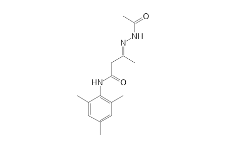 (3E)-3-(Acetylhydrazono)-N-mesitylbutanamide