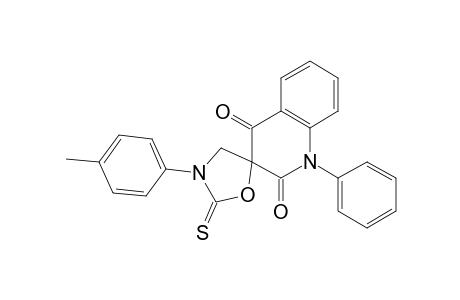 Spiro[oxazolidine-5,3'(2'H)-quinoline]-2',4'(1'H)-dione, 3-(4-methylphenyl)-1'-phenyl-2-thioxo-