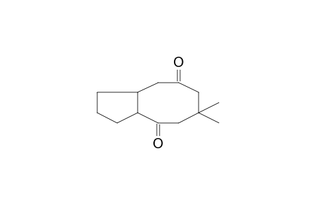 1H-Cyclopentacyclooctene-4,8(2H,5H)-dione, hexahydro-6,6-dimethyl-