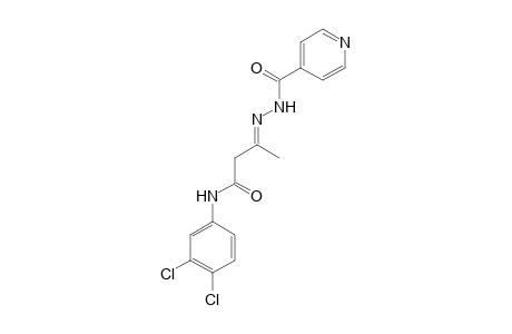 3',4'-Dichloro-3-(isonicotinoylhydrazono)butyranilide