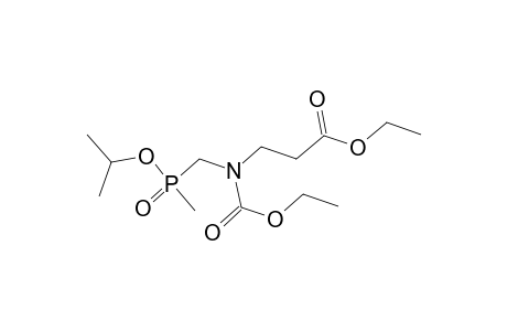 Propionic acid, 3-[methyl(isopropyl)phosphinatomethyl](ethoxycarbonyl)amino-, ethyl ester