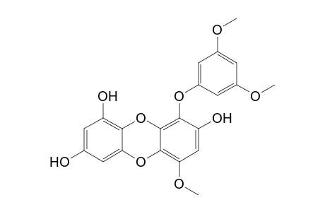 1-(3,5-Dimethoxyphenoxy)-4-Methoxy-2,7,9-trihydroxydibenzo-1,4-dioxin