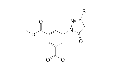 1,3-Benzenedicarboxylic acid, 5-[4,5-dihydro-3-(methylthio)-5-oxo-1H-pyrazol-1-yl]-, dimethyl ester