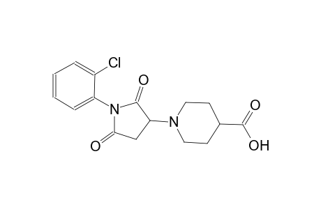 4-piperidinecarboxylic acid, 1-[1-(2-chlorophenyl)-2,5-dioxo-3-pyrrolidinyl]-