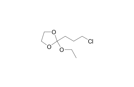 2-(3-chloropropyl)-2-ethoxy-1,3-dioxolane