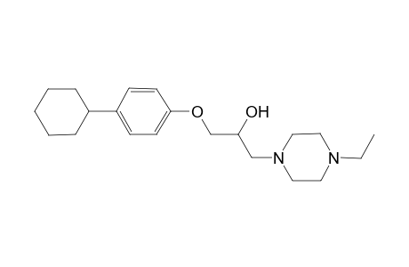 1-(4-Cyclohexyl-phenoxy)-3-(4-ethyl-piperazin-1-yl)-propan-2-ol