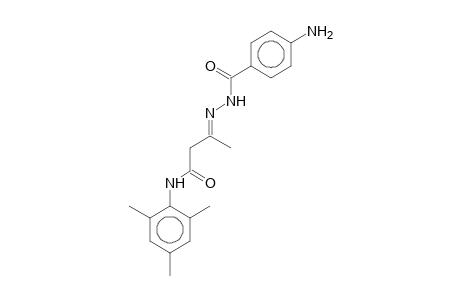 3-[(4-Aminobenzoyl)hydrazono]-N-(2,4,6-trimethylphenyl)butyramide