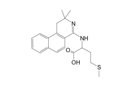 2-[(2,2-dimethyl-1H-benzo[f]isoquinolin-4-yl)amino]-4-(methylthio)butanoic acid