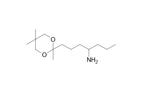 1-(2,5,5-trimethyl-1,3-dioxan-2-yl)-4-heptanamine