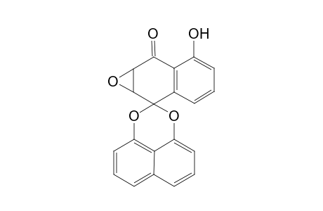 PALMARUMYCIN-C2;2,3-EPOXY-2,3-DIHYDRO-5-HYDROXYSPIRO-[NAPHTHALENE-1(4H),2'-NAPHTHO-[1,8-DE]-[1,3]-DIOXIN]-4-ONE