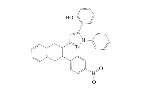 5-(2-Hydroxyphenyl)-1-phenyl-3-{2-[3-(4-nitrophenyl)-1,2,3,4-tetrahydronaphthyl]}pyrazole