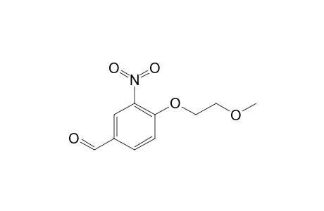 Benzaldehyde, 4-(2-methoxyethoxy)-3-nitro-