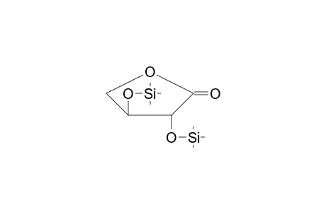 2(3H)-Furanone, dihydro-3,4-bis[(trimethylsilyl)oxy]-, cis-
