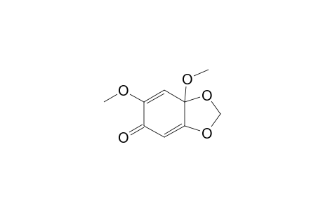 2,4-Dimethoxy-4,5-methylenedioxycyclohexa-2,5-dienone