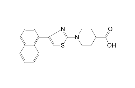 Piperidine-4-carboxylic acid, 1-[4-(1-naphthyl)-2-thiazolyl]-