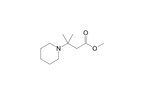 Methyl 3-methyl-3-piperidin-1-ylbutanoate