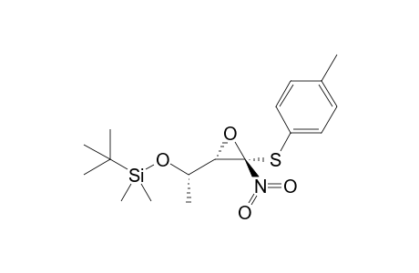 (1'S,2S,3S)-3-[1'-(tert-Butyldimethylsiloxy)ethyl]-2-(4''-methylphenylthio)-2-nitrooxirane