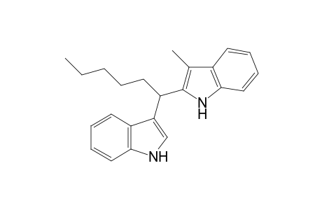 2-(1-(1H-indol-3-yl)hexyl)-3-methyl-1H-indole