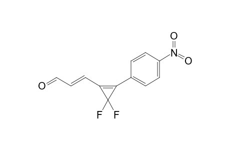 (E)-3-[3,3-difluoro-2-(4-nitrophenyl)-1-cyclopropenyl]acrolein