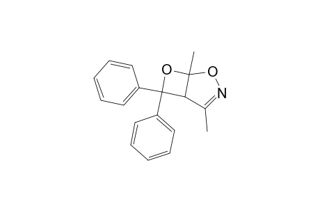 1,4-Dimethyl-6,6-diphenyl-2,7-dioxa-3-azabicyclo[3.2.0]hept-3-ene