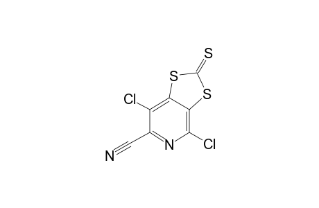 4,7-DICHLORO-6-CYANO-DITHIOLO-[4.5-C]-PYRIDINE-2-THIONE