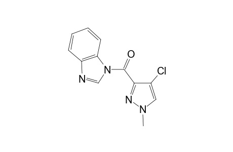 1-[(4-chloro-1-methyl-1H-pyrazol-3-yl)carbonyl]-1H-benzimidazole